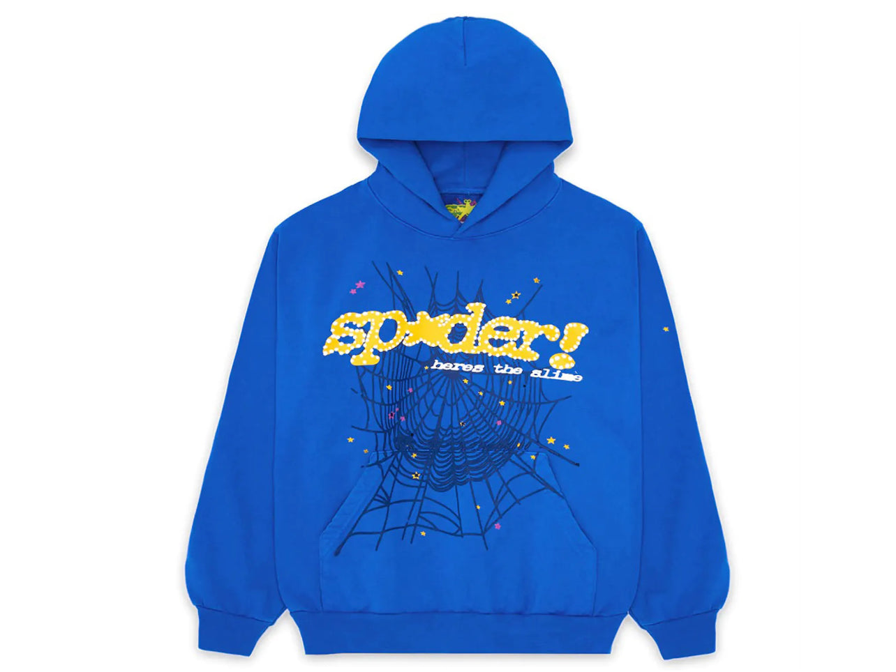 Sp5der TC Hoodie Blue