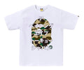 Bape 1st Camo Katakana Tee White Yellow