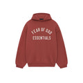 Fear Of God Essentials Fleece Hoodie Crimson
