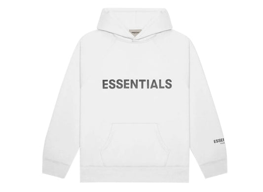 Fear of God Essentials Pullover Hoodie Applique Logo White