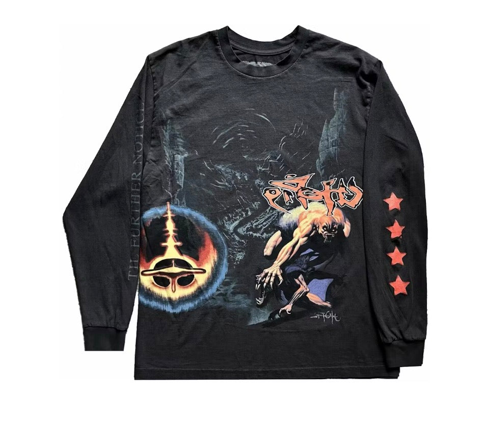 Travis Scott Utopia Circus Maximus 2023 Tour Longsleeve Black
