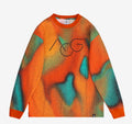 Nike ACG Snowdrift' AOP Longsleeve Tour Yellow/Campfire Orange (Men’s)