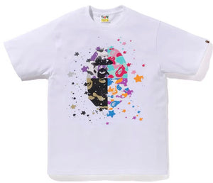 Bape Us Ape Head Sta Tee White