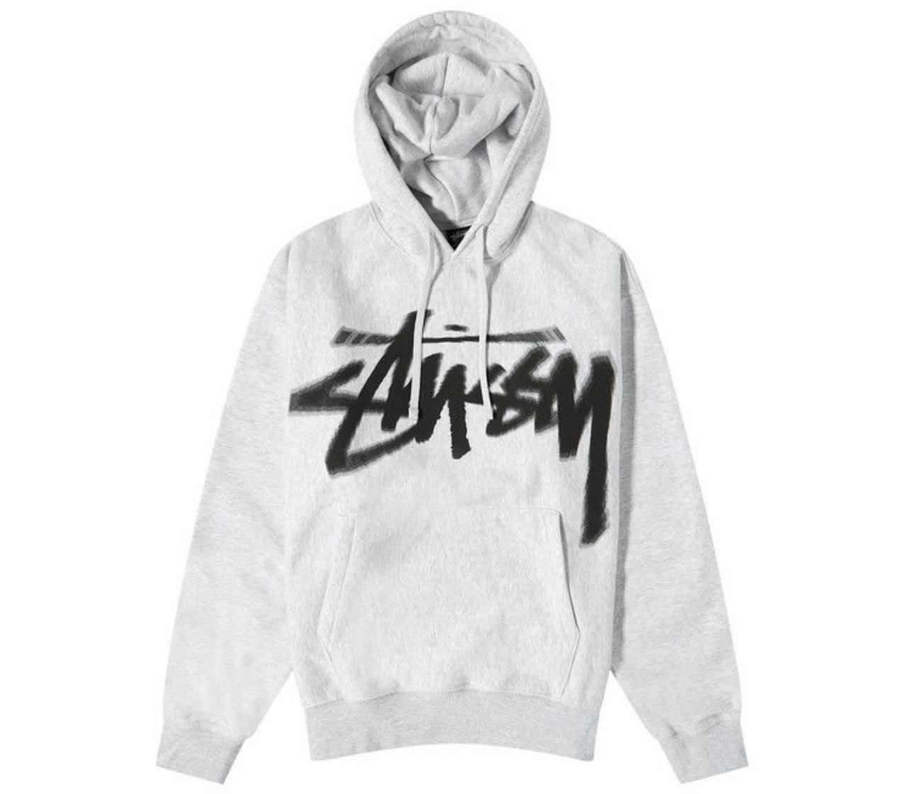 Stussy Dizzy Stock Hoodie Ash Heather