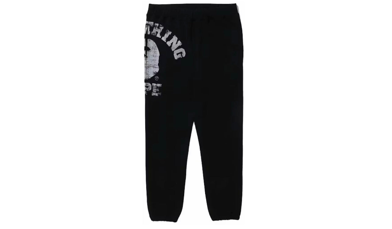Bape Big College Sweatpants Black