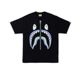 Bape Text Code Camo Shark Tee Black
