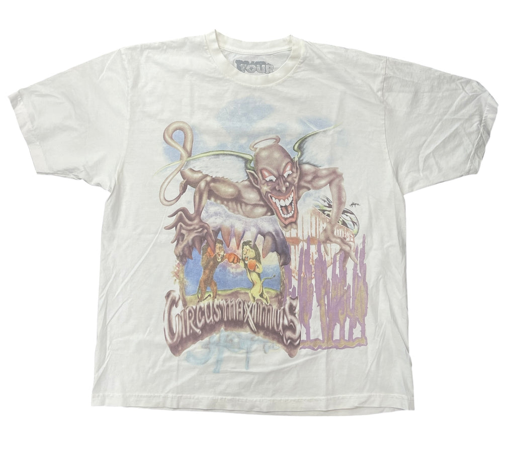 Travis Scott Utopia Circus Maximus World Tour 2024 Tee White