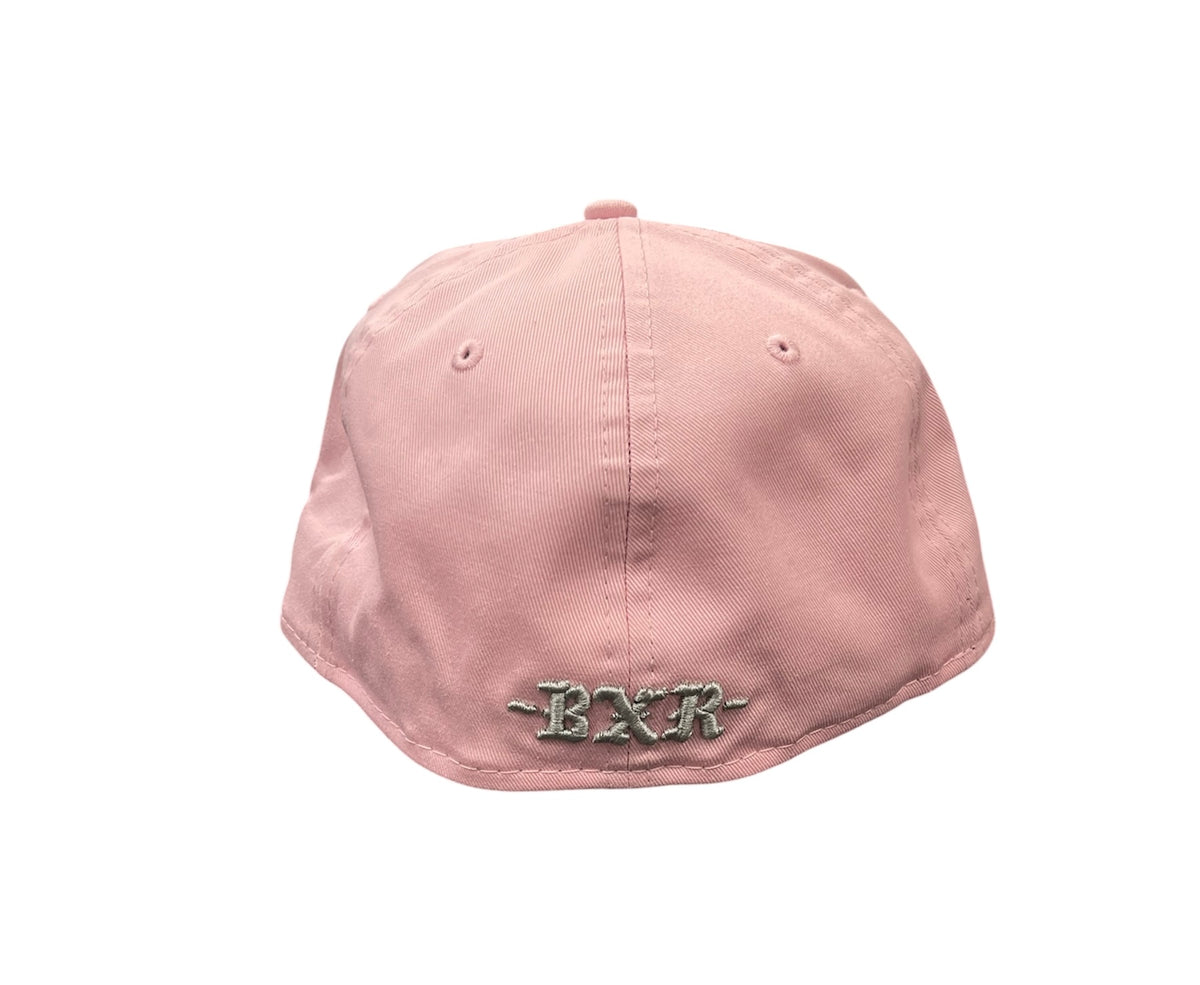 BornxRaised New Era Rocker Fitted Hat Pink