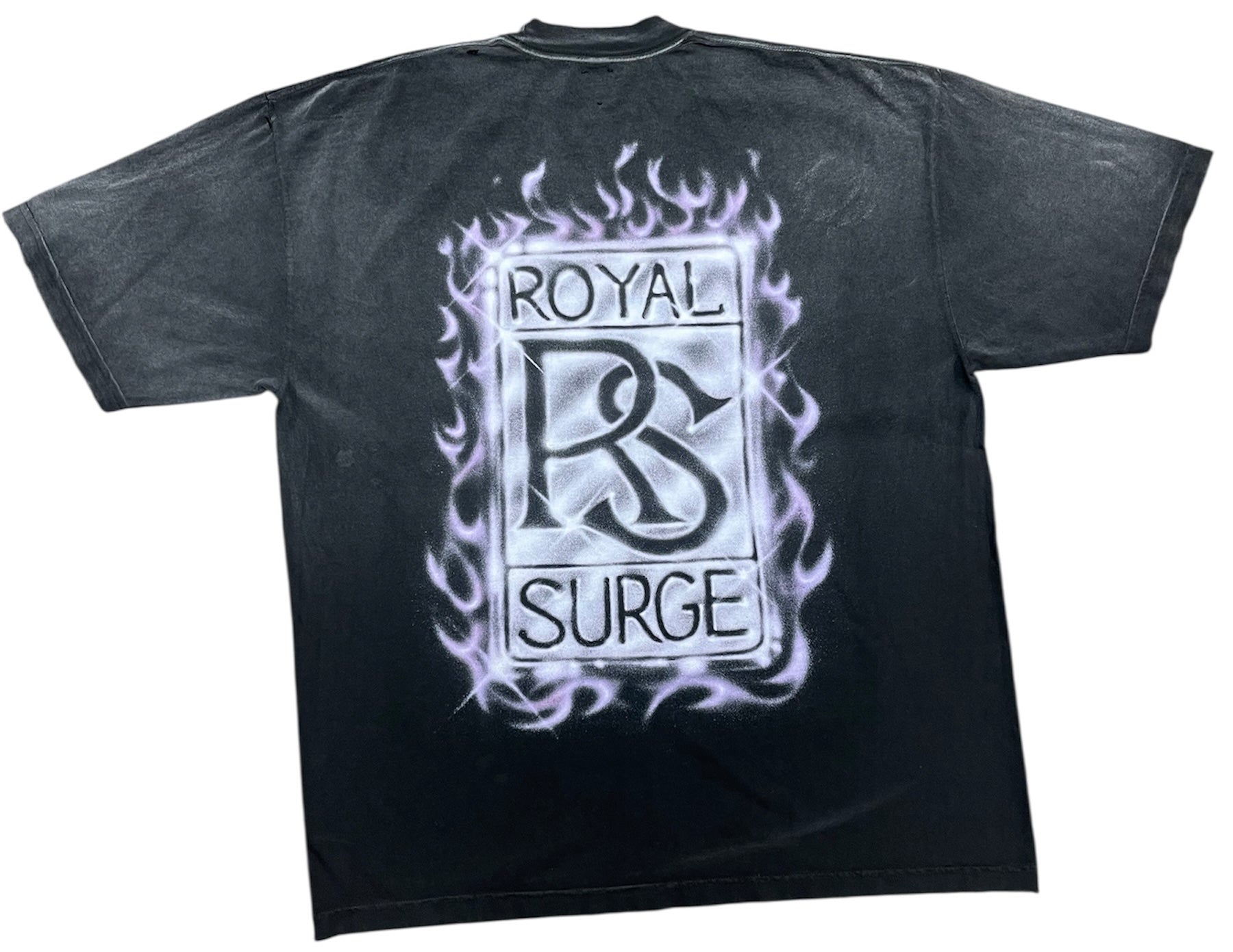 Royal Surge Rolls Royce Tee Washed Black