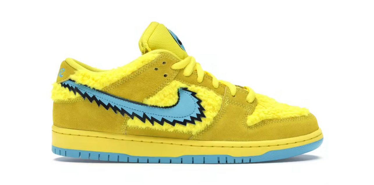 Nike SB Dunk Low Grateful Dead Bears Opti Yellow