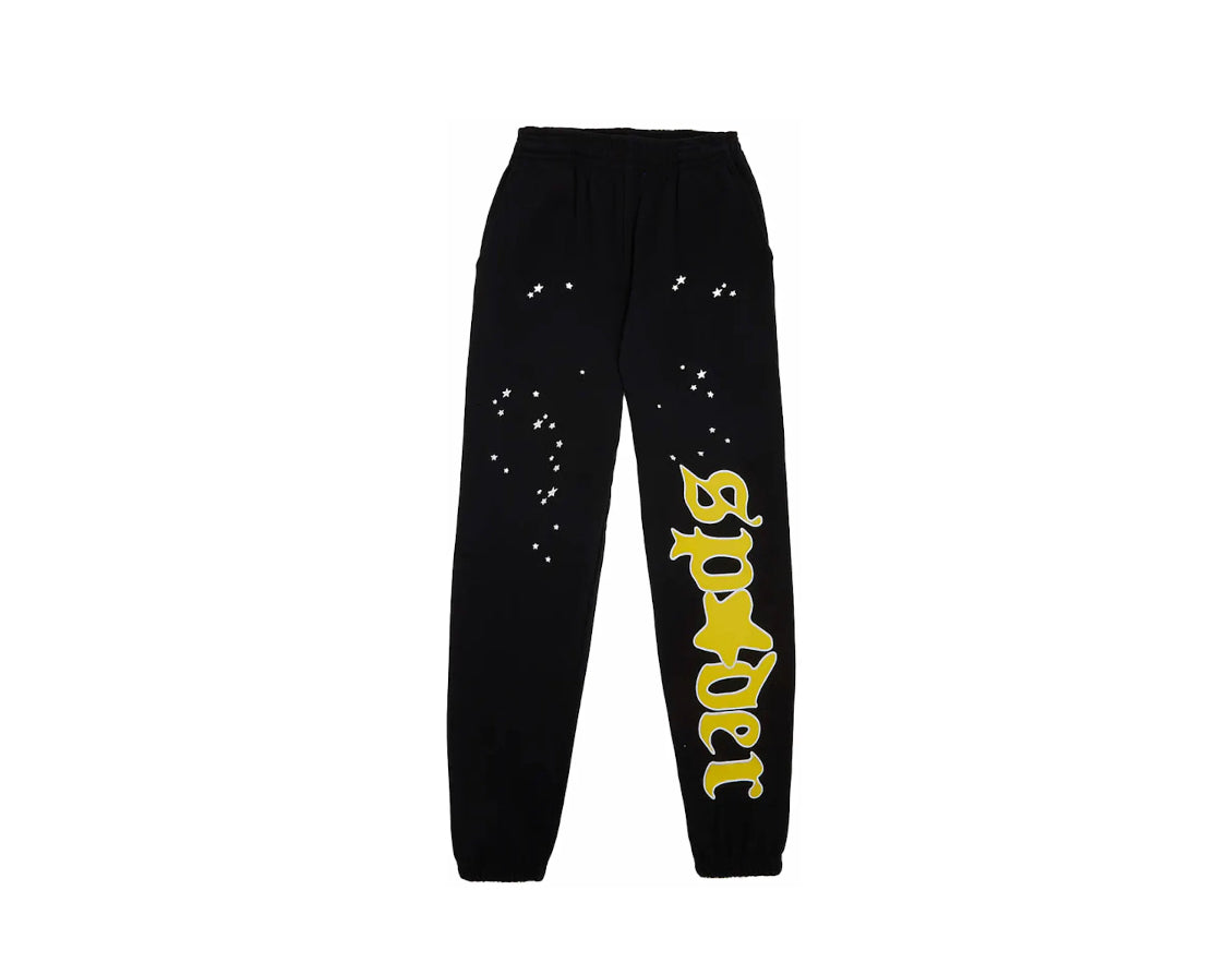 Sp5der Jeffrey Sweatpant Black