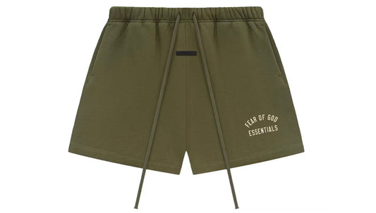 Fear of God Essentials Fleece Soccer Short Military