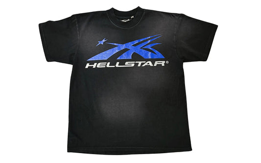 Hellstar Gel Sport Logo (Black/Blue) T-Shirt