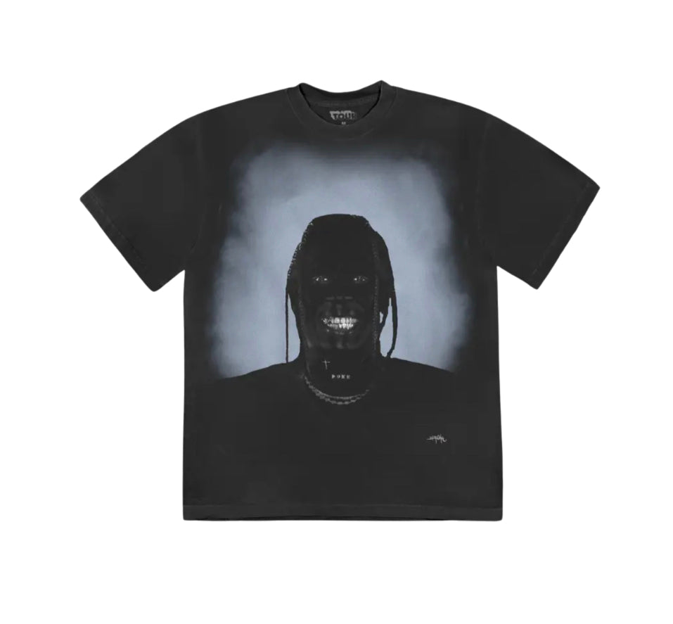 Travis Scott Face T-Shirt Black
