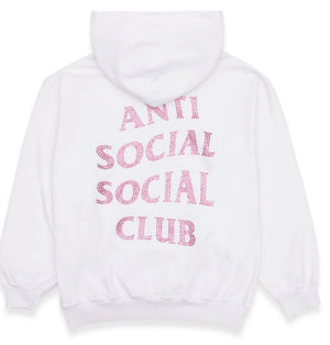 Anti Social Social Club Pink Rhinestones Ming games Hoodie