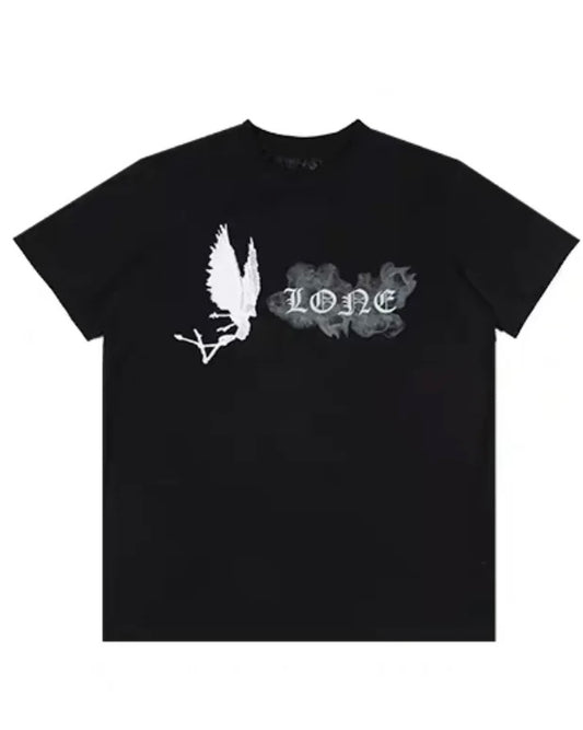 Vlone Smoke Angel Tee Black