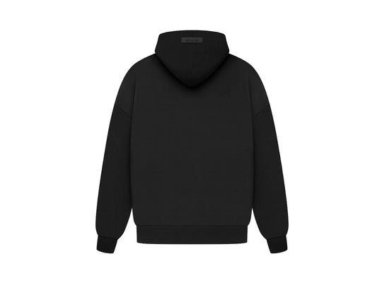 Fear Of God Essentials Arch Logo Hoodie Jet Black