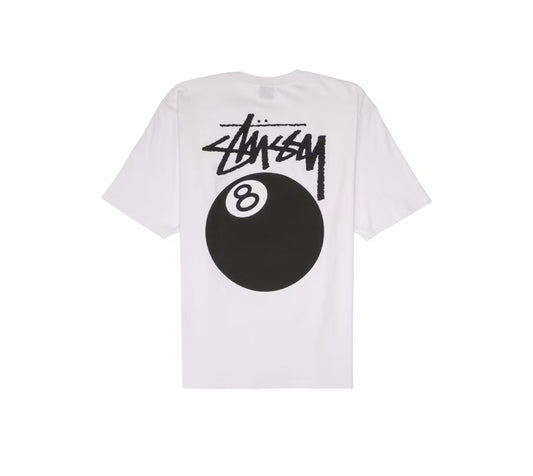 Stussy 8 Ball Tee White
