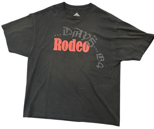 Used Travis Scott Cactus Jack x Sp5der Days Before Rodeo Tee Black