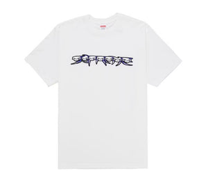 Supreme Skulls Spellout Tee White