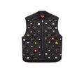 Supreme Pins Quilted Work Vest Black
