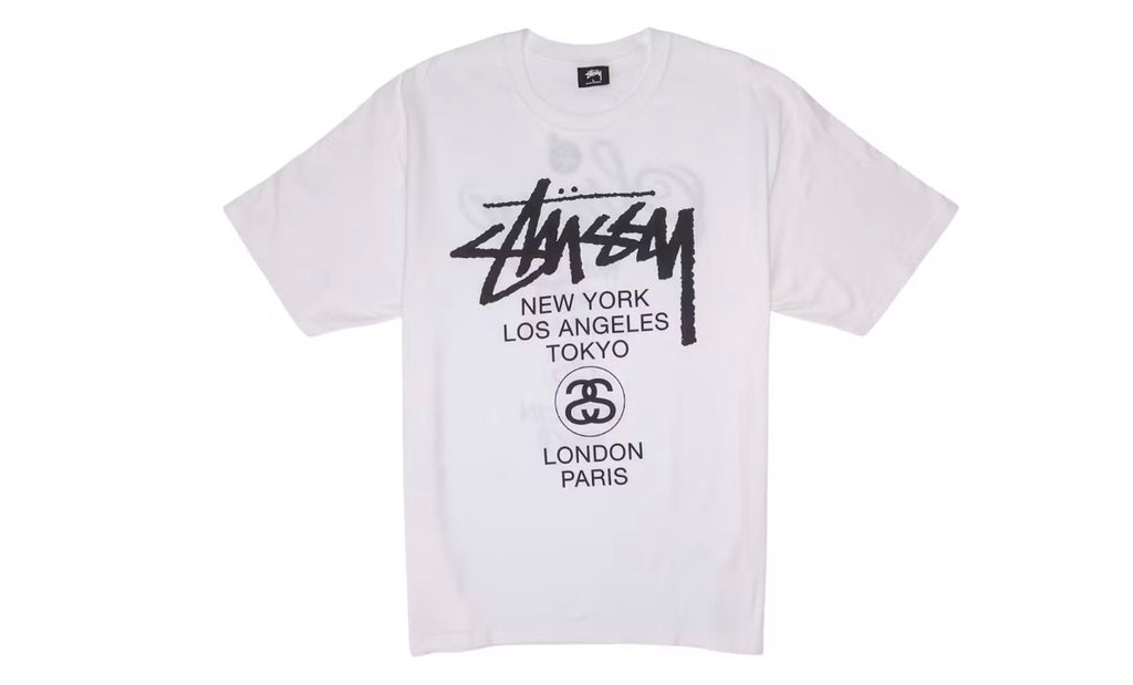 Stussy World Tour Tee White