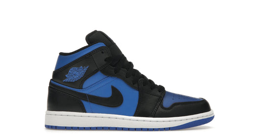 Jordan 1 Mid Black Royal Blue (Men’s)