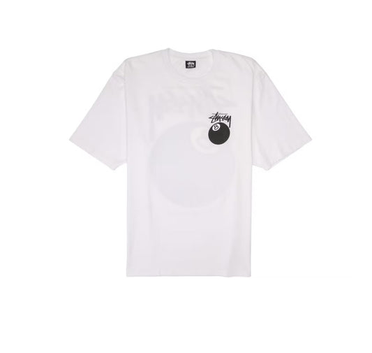 Stussy 8 Ball Tee White