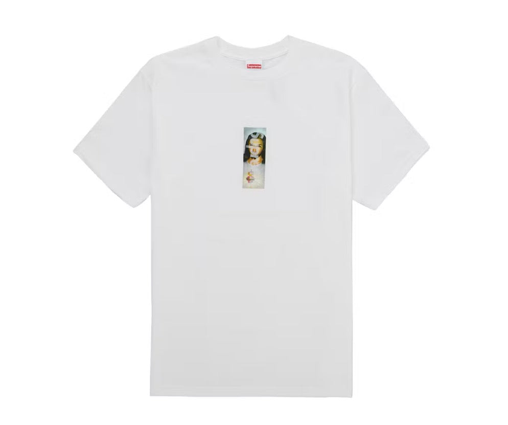 Supreme Prayer Card Box Logo Tee White
