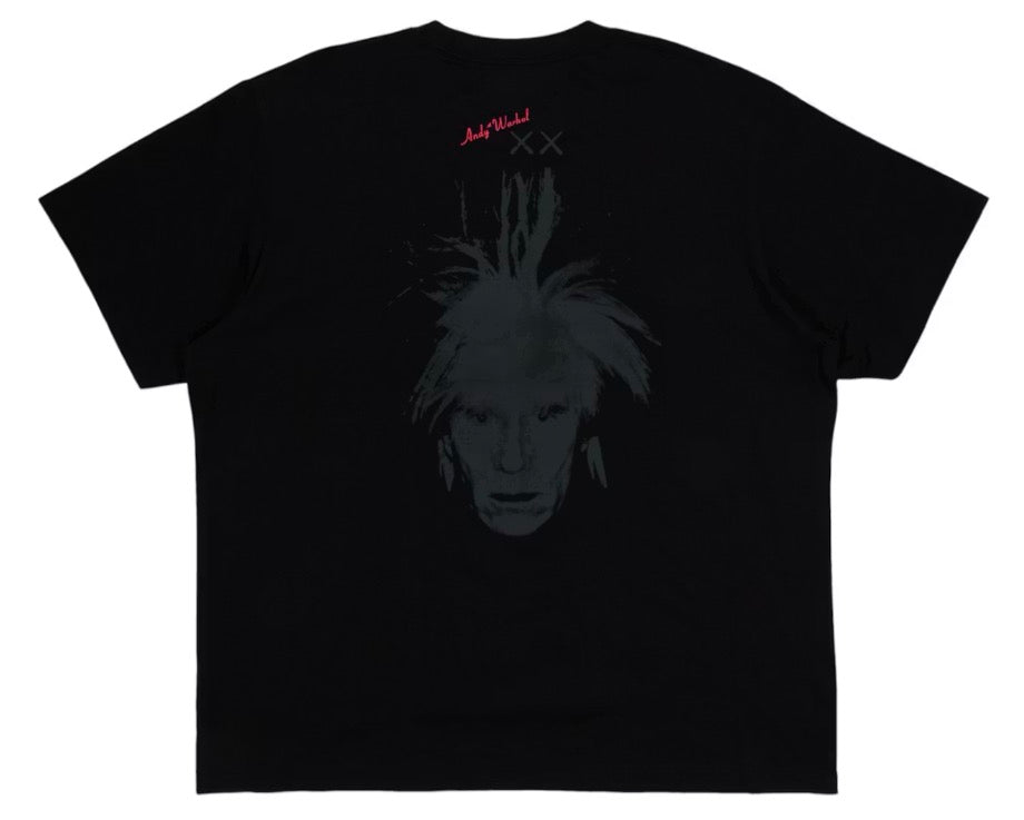 KAWS x Uniqlo Warhol UT Graphic Face Tee Black