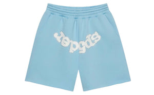 Sp5der OG Web Sweatshort SS26 Sky Blue