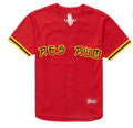 Supreme Red Rum Baseball Jersey Red
