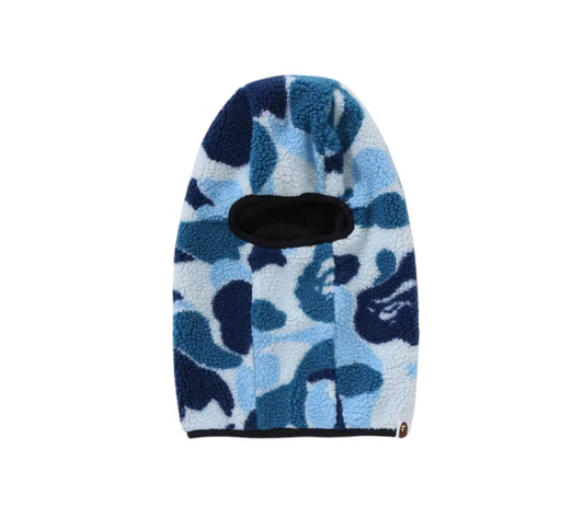 Bape ABC Camo Boa Fleece Balaclava Blue