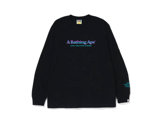 Bape Mountain L/S Tee Black