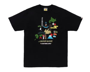 Bape Japan Culture Tee Black