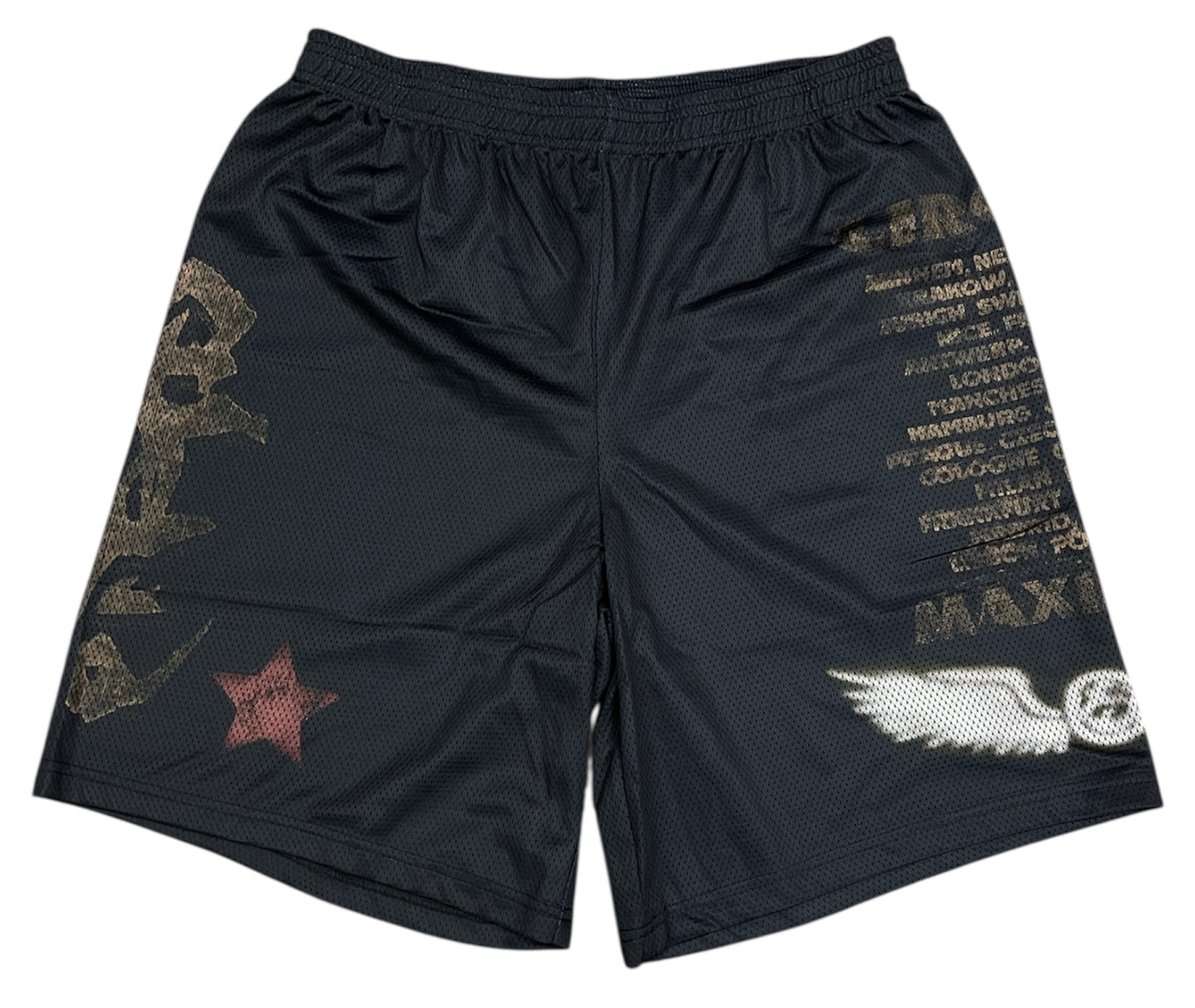 Travis Scott Utopia Europe Tour 2023 Shorts Black