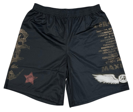 Travis Scott Utopia Europe Tour 2023 Shorts Black