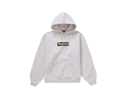 Supreme Box Logo Hoodie Ash Grey