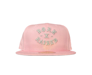 BornxRaised New Era Rocker Fitted Hat Pink