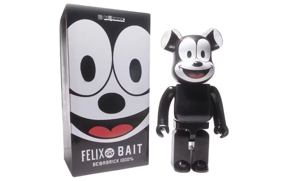 Bearbrick x BAIT x Medicom x Felix the Cat 1000%