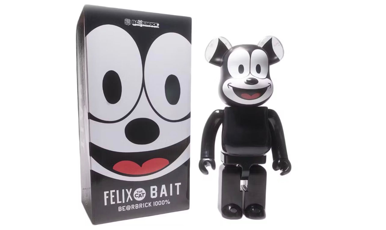 Bearbrick x BAIT x Medicom x Felix the Cat 1000%