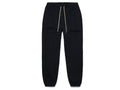 Fear of God Essentials Cream Drawstring Sweatpants Jet Black