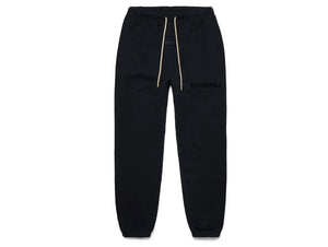 Fear of God Essentials Cream Drawstring Sweatpants Jet Black