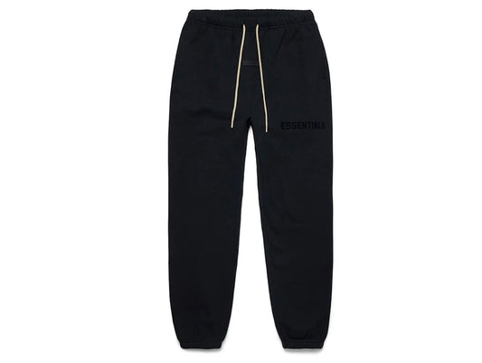 Fear of God Essentials Cream Drawstring Sweatpants Jet Black
