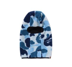 Bape ABC Camo Boa Fleece Balaclava Blue