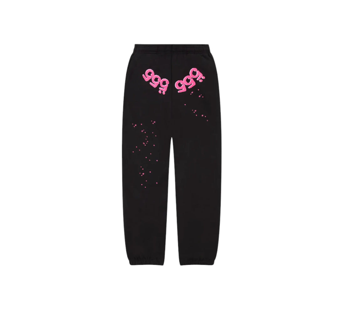 Sp5der Angel Number Sweatpant Black