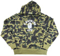 Bape 1st Camo College Pullover Hoodie Green