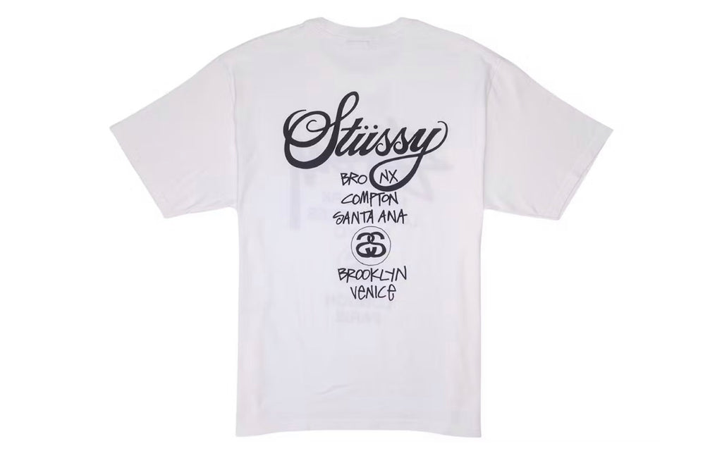Stussy World Tour Tee White