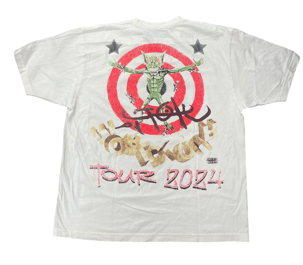 Travis Scott Utopia Circus Maximus World Tour 2024 Tee White