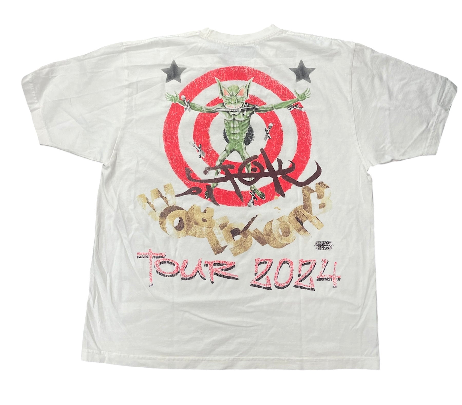 Travis Scott Utopia Circus Maximus World Tour 2024 Tee White